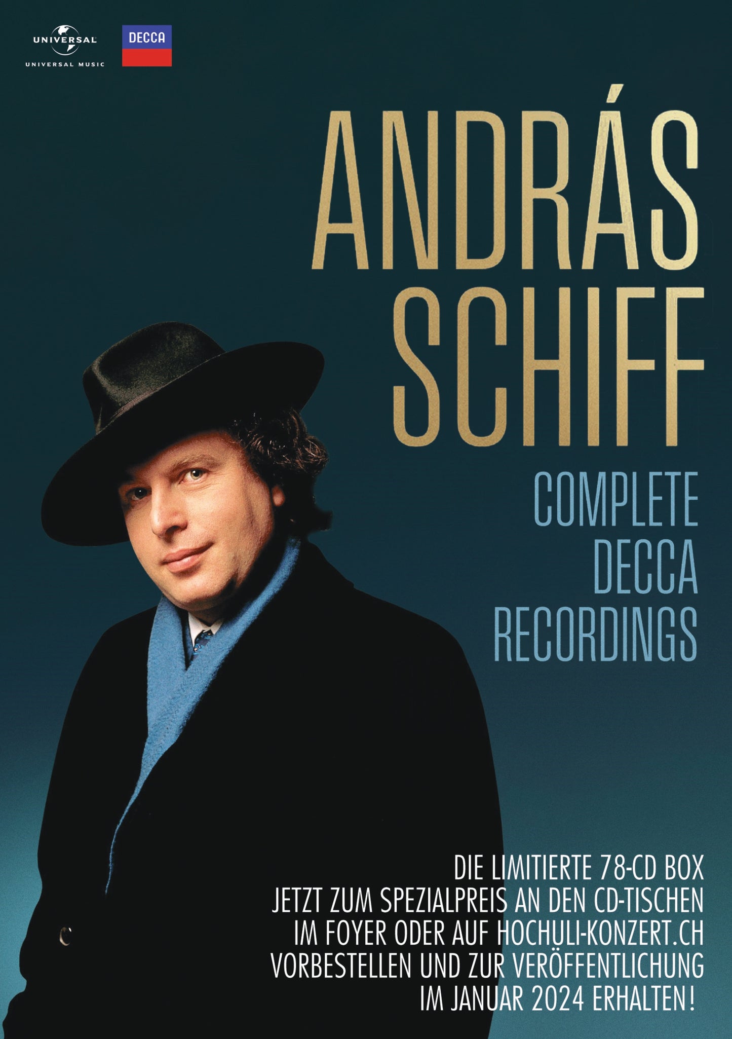 Jubiläumsbox Sir András Schiff: Complete Decca Recordings