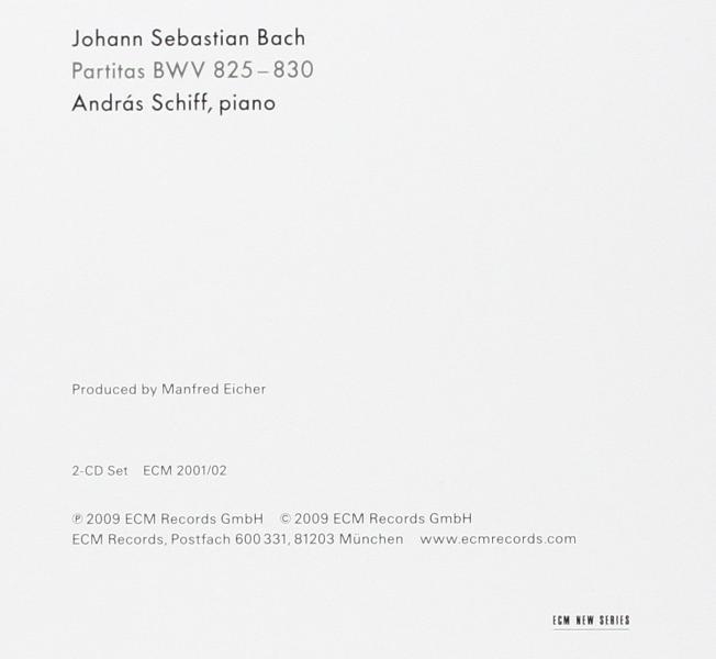 András Schiff: Bach, Sechs Partiten
